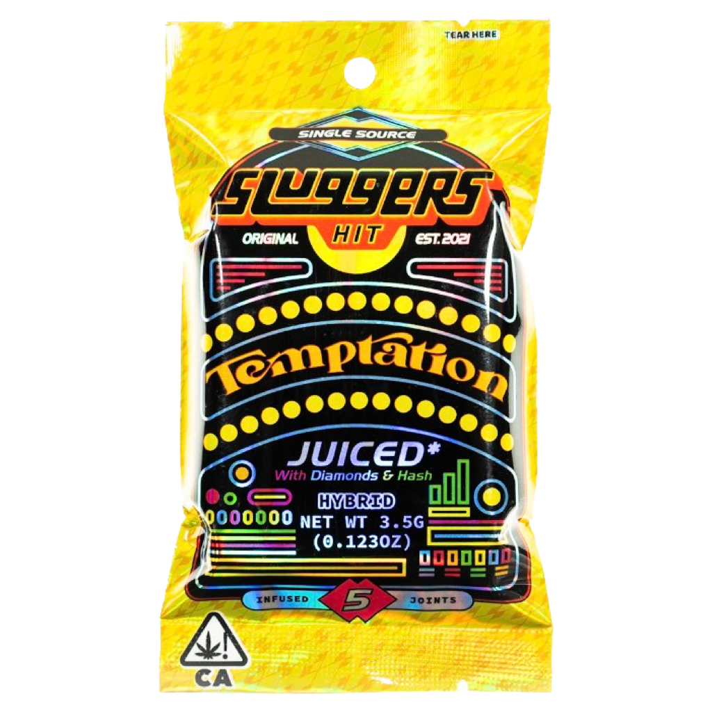 Temptation | Sluggers 5 Pack Infused Pre Roll | Hybrid | 3.5