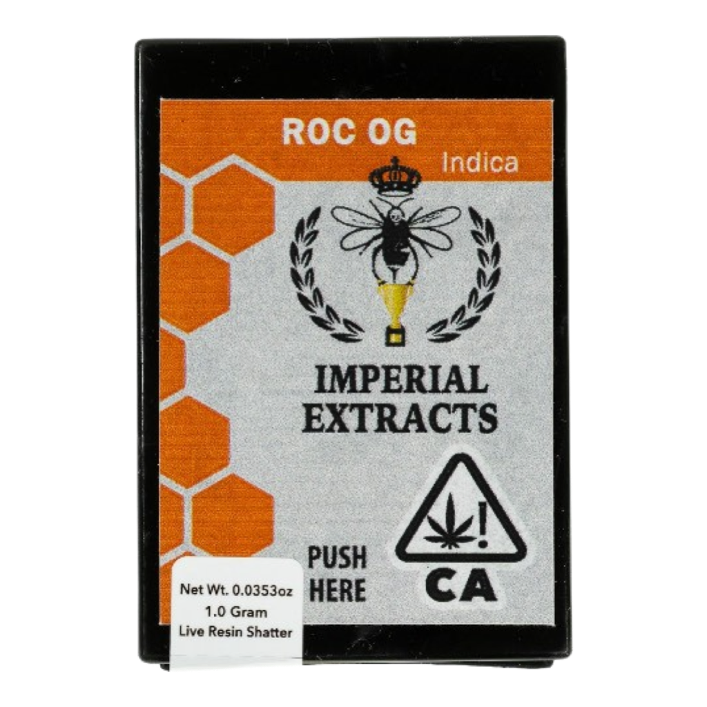 1 Gram Live Resin Shatter by Imperial Extracts | Roc Og | Indica