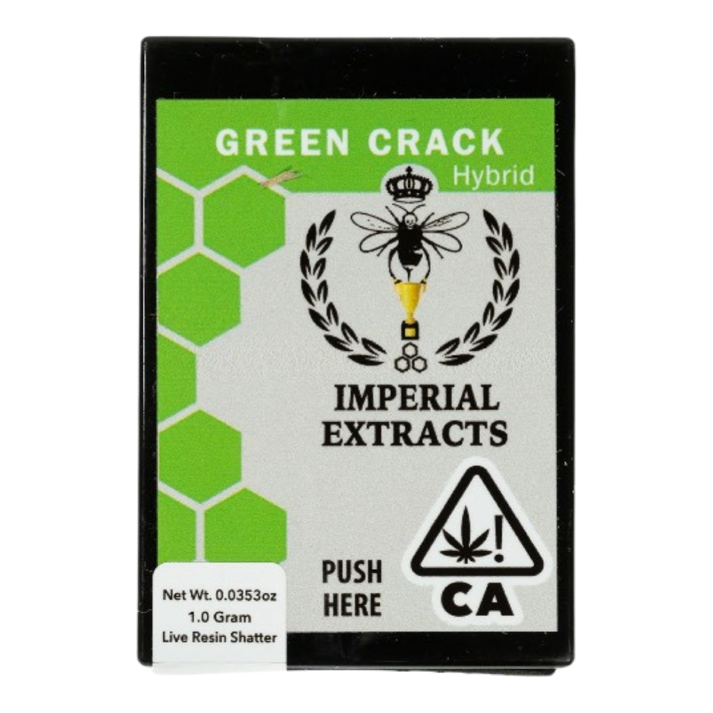 1 Gram Live Resin Shatter by Imperial Extracts | Green Crack | Hybrid