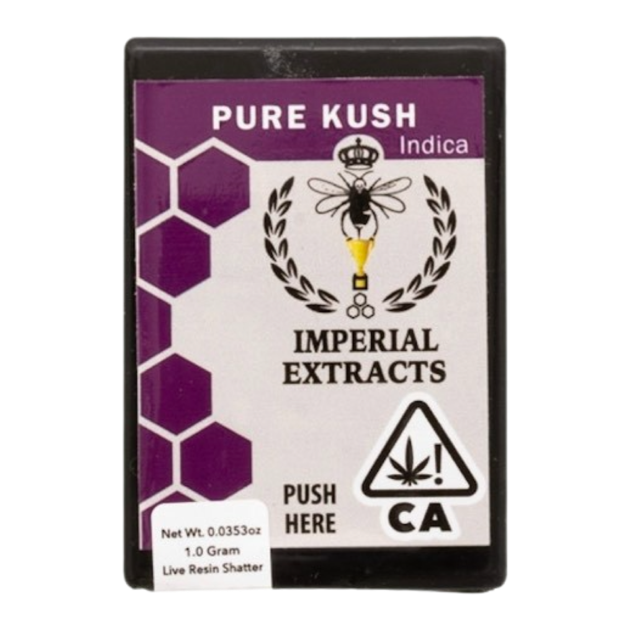 1 Gram Live Resin Shatter by Imperial Extracts | Pure Kush | Indica