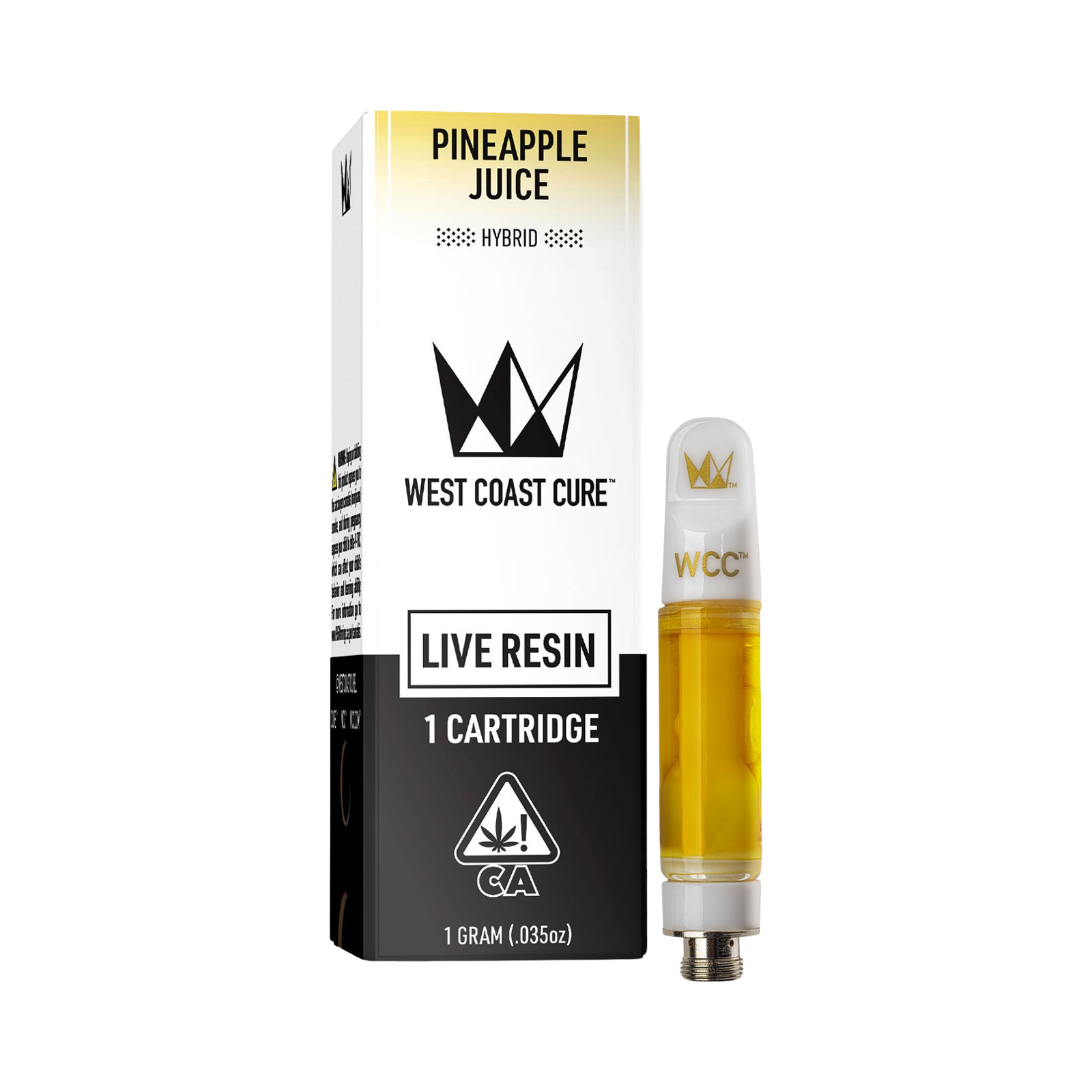 Pineapple Juice | West Coast Cure Live Resin Cartridge | 1G | Hybrid
