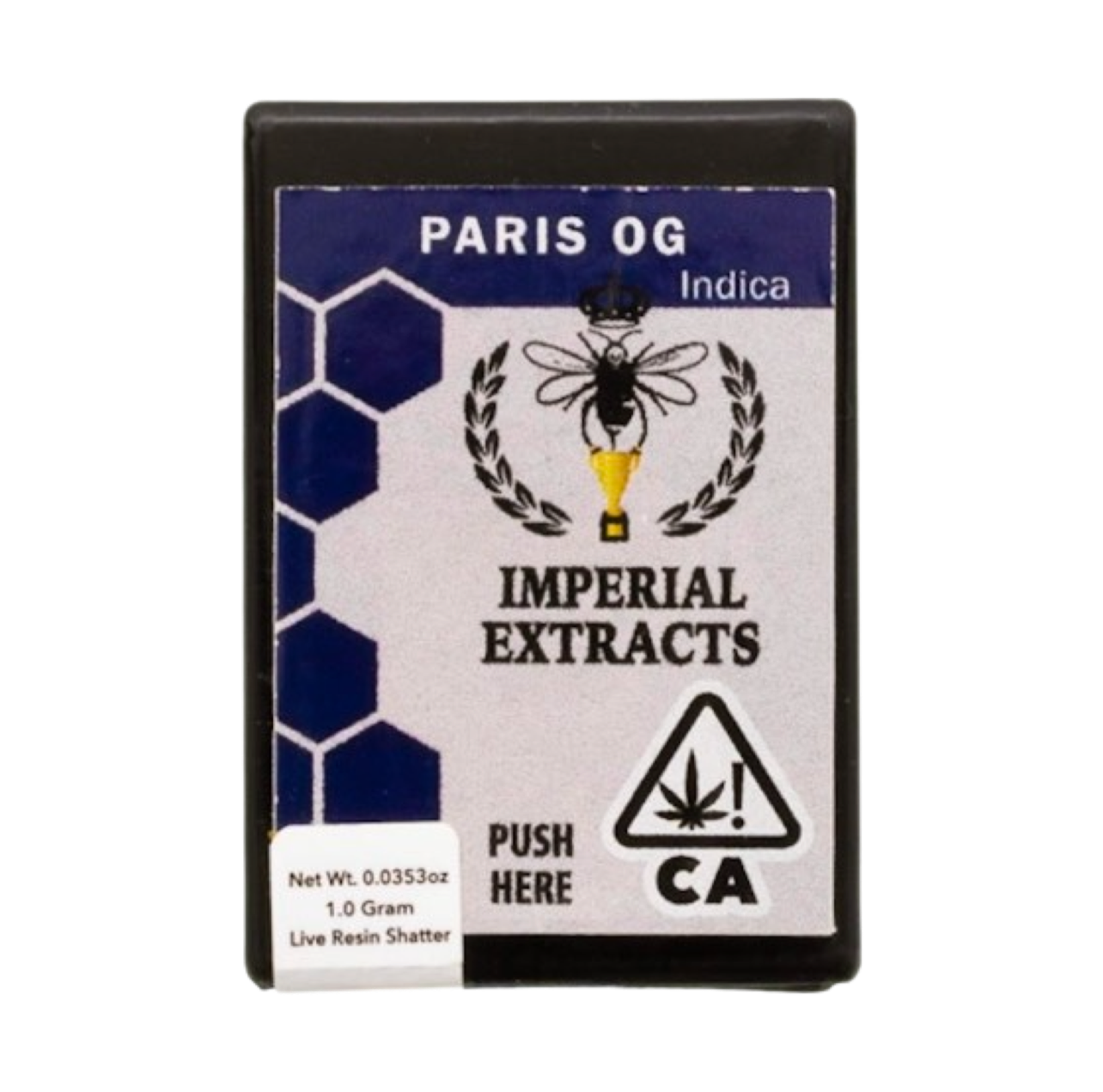1 Gram Live Resin Shatter by Imperial Extracts | Paris Og | Indica