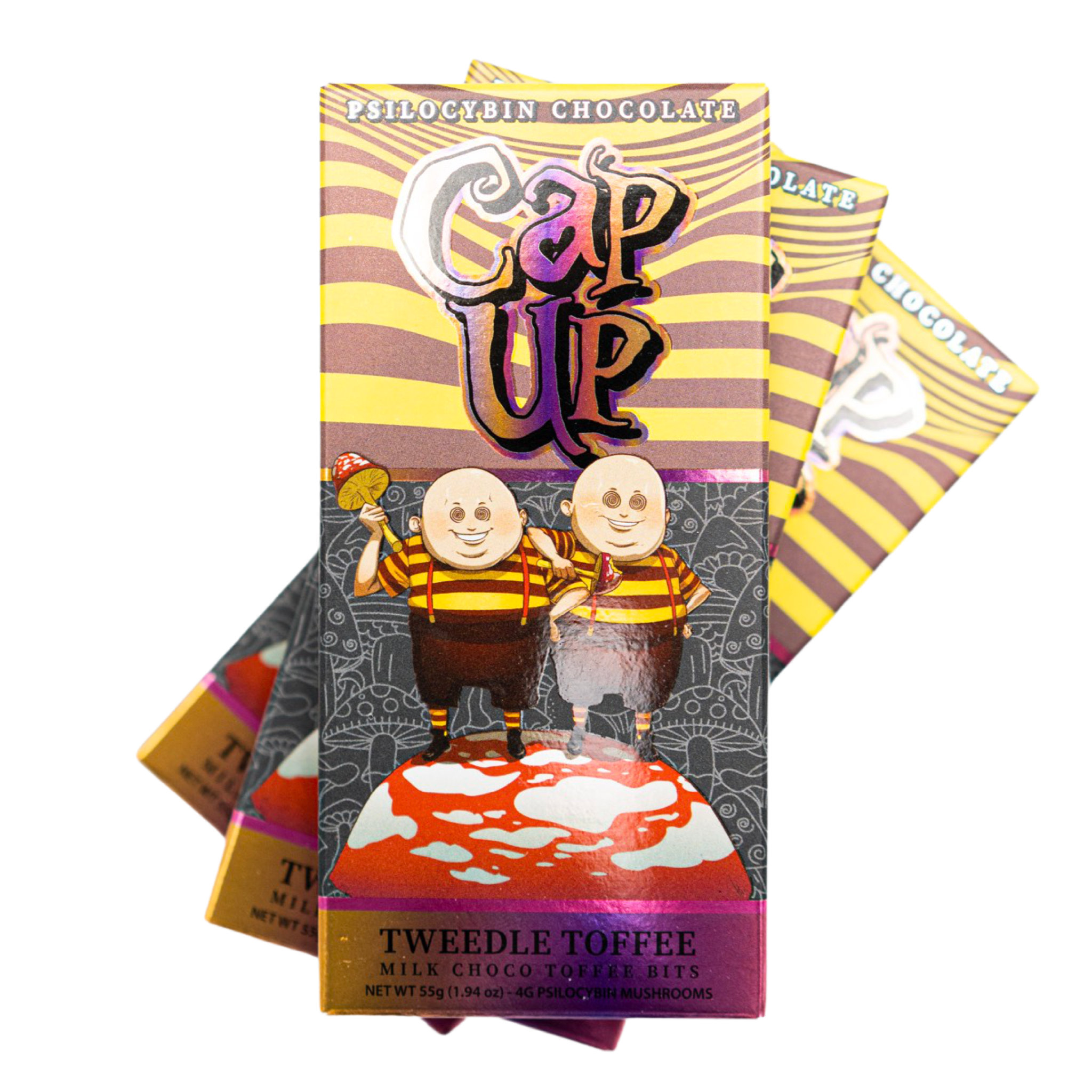 CapUp | Tweedle Toffee 4g (Milk Chocolate & Toffee Bits)