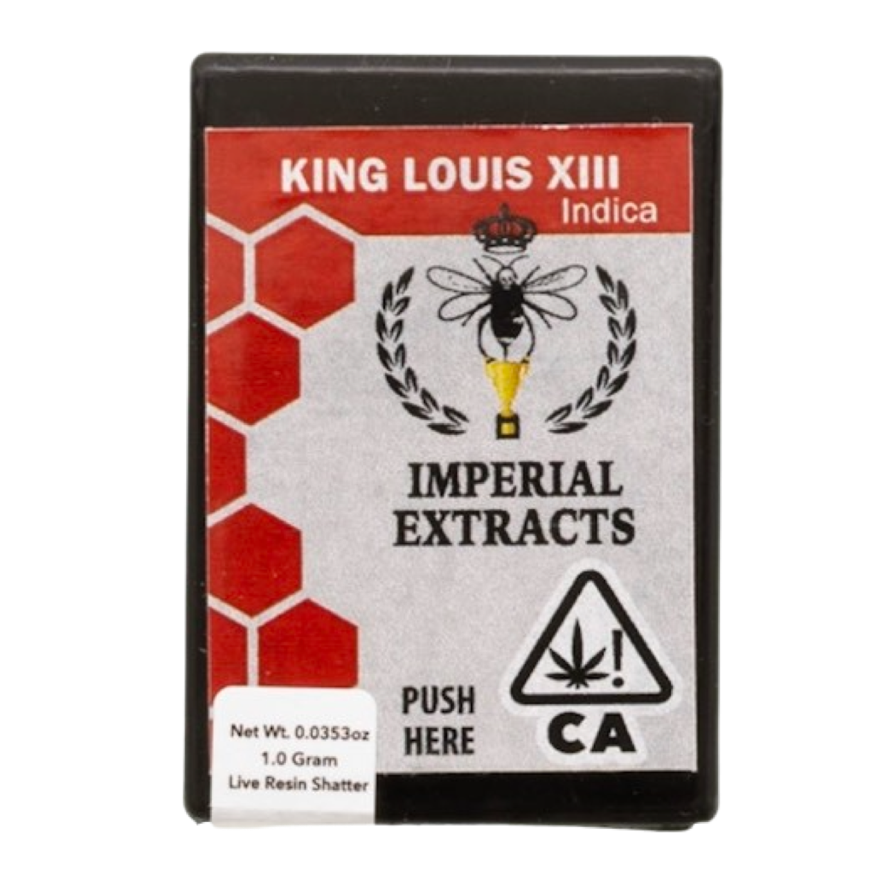 1 Gram Live Resin Shatter by Imperial Extracts | King Louis XXI | Indica
