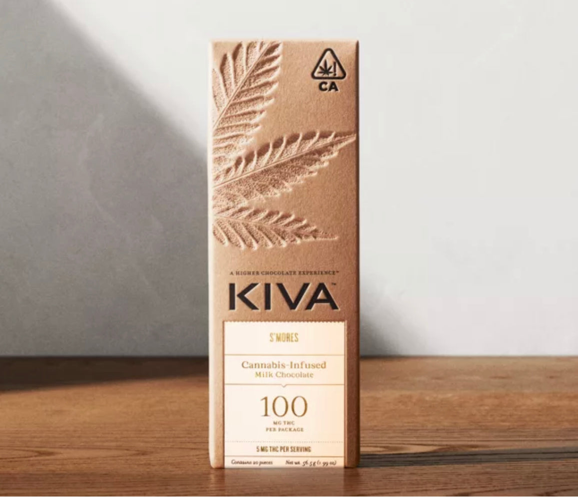 Kiva | S’mores Chocolate Cannabis Infused bar