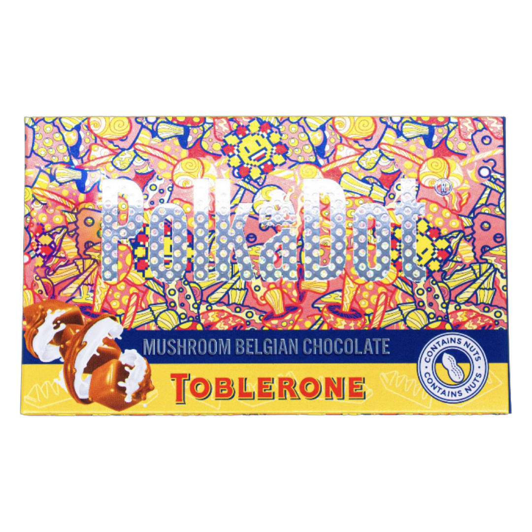 Polkadot | Toblerone | Contains nuts |4g