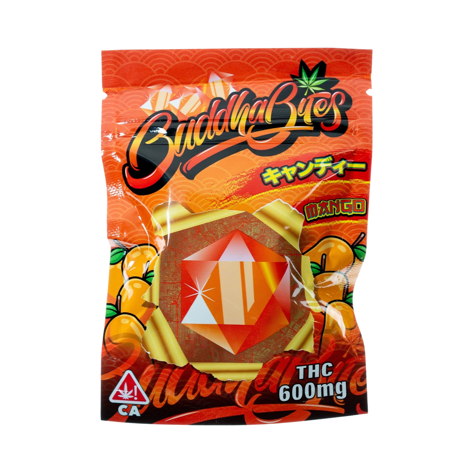 Buddah Bites 600 mg Gummy Edibles | Mango