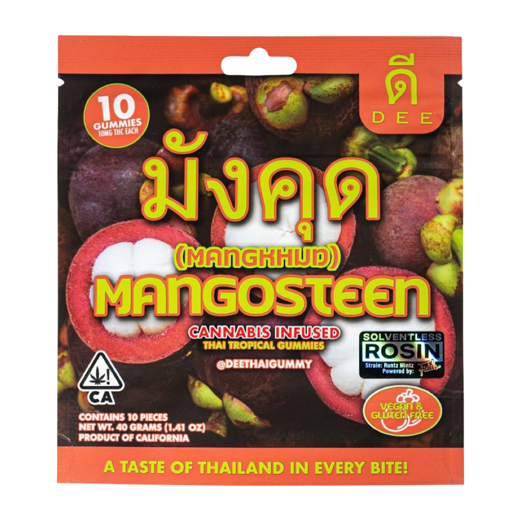 Mangosteen | DeeThai Solventless Rosin Infused Gummies