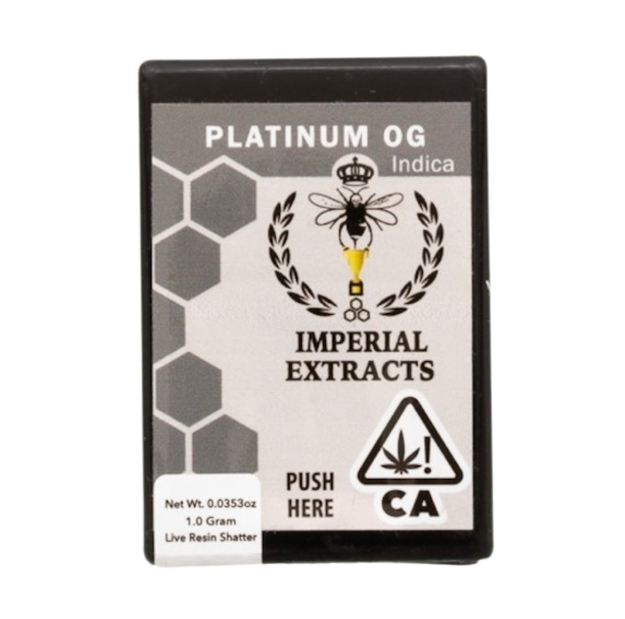 1 Gram Live Resin Shatter by Imperial Extracts | Platinum Og| Indica
