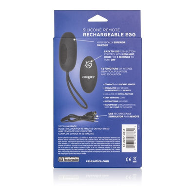 California Exotic - Silicone Remote Rechargeable Egg Vibrator