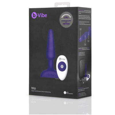 B-Vibe Rechargeable Trio Vibrating Butt Plug