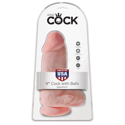 Pipedream King Cock - Chubby 9 Inch Super Thick Realistic Dildo