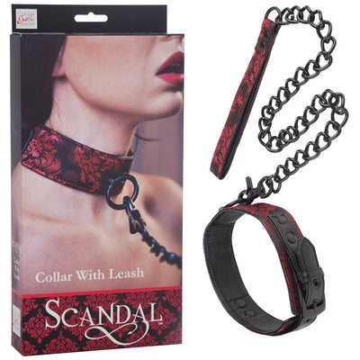 California Exotic Scandal Collar with Leash