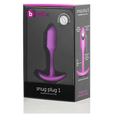 B-Vibe Snug Plug 1 Weighted Butt Plug