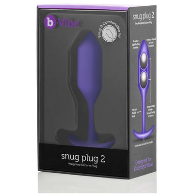 B-Vibe Snug Plug 2 Weighted Butt Plug