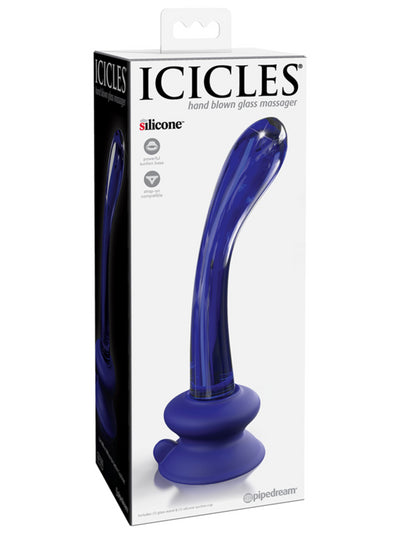 Pipedream - Icicles No 89 Suction Cup Glass Dildo