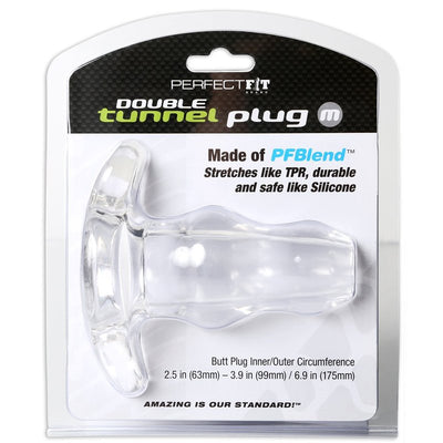 Perfect Fit Double Tunnel Butt Plug Medium