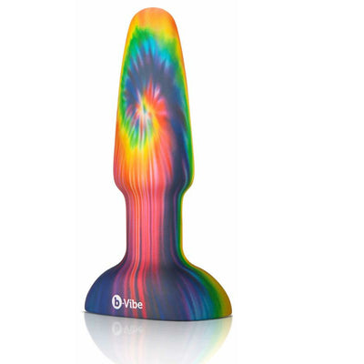 B-Vibe Peace and Love Tie-Dye Rimming Plug