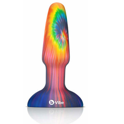 B-Vibe Peace and Love Tie-Dye Rimming Plug