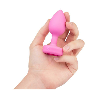 B-Vibe Remote Control Vibrating Jewelled Heart Plug