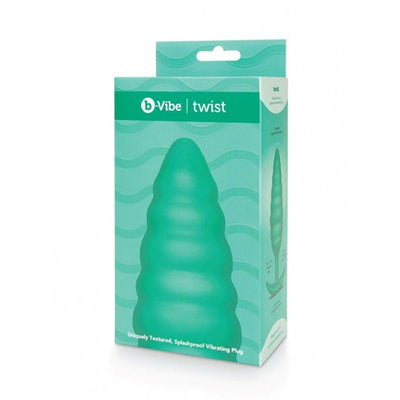 B-Vibe Zoe Ligon Collection Twist Ribbed Texture Plug