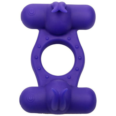 Calexotics Silicone Rechargeable Triple Orgasm Enhancer