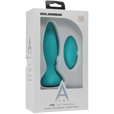 Doc Johnson A-Play Vibe Adventurous Rechargeable Silicone