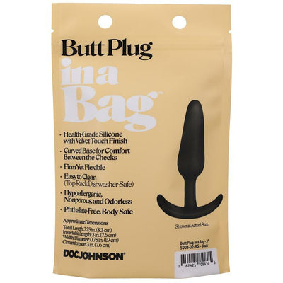Doc Johnson Butt Plug In A Bag 3 inch