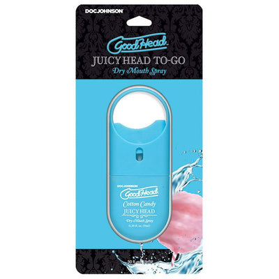 Doc Johnson Goodhead Juicy Head Dry Mouth Spray To Go Cotton Candy fl oz 