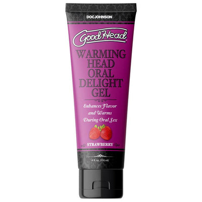 Doc Johnson Goodhead Warming Head Oral Delight Gel Strawberry 4 fl oz 