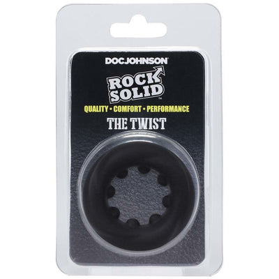 Doc Johnson Rock Solid The Twist Silicone C-Ring