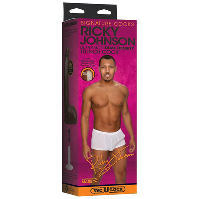 Doc Johnson Signature Cocks Ricky Johnson 10 inch Ultraskyn Cock with Suction Cup