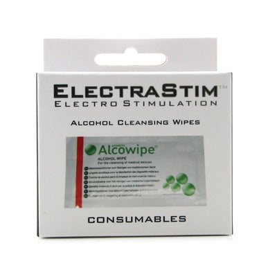 Electrastim Sterile Cleaning Wipe Sachets - 10 Pack Toy Cleaner