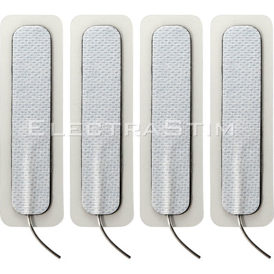 ElectraStim Electro Sex Toy - 4 x Long Self Adhesive Pads - 1.5cm x 7.5cm