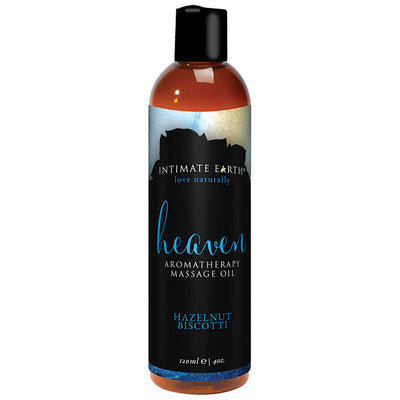 Intimate Earth Heaven Hazelnut Biscotti Massage Oil 120mL