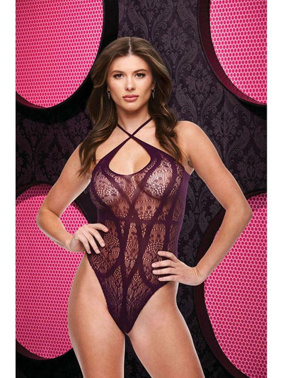 Lapdance Lingerie Criss Cross Lace Teddy