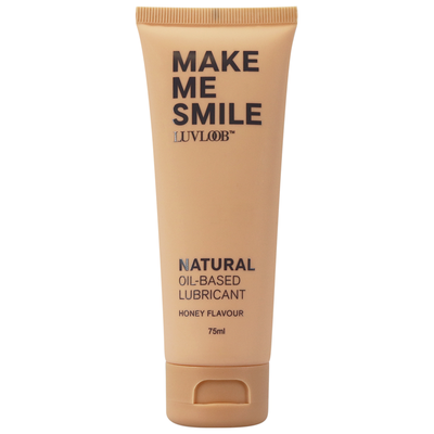 Luvloob Make Me Smile Oil-Based 75mL Lubricant Honey