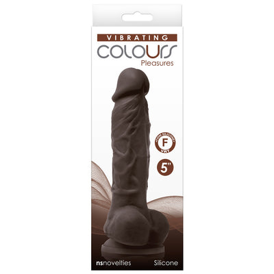 NS Novelties Colours Pleasures Vibrating 5 inch Dildo