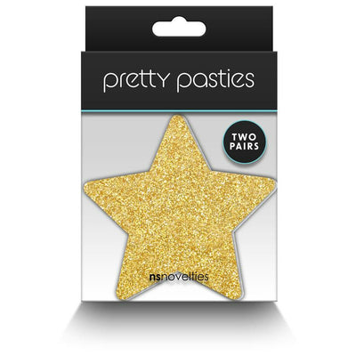 NS Novelties Pretty Pasties Glitter Stars 2 Pair