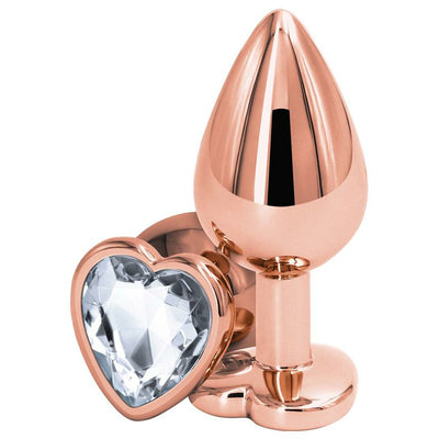 NS Novelties Rear Assets Rose Gold Heart Medium