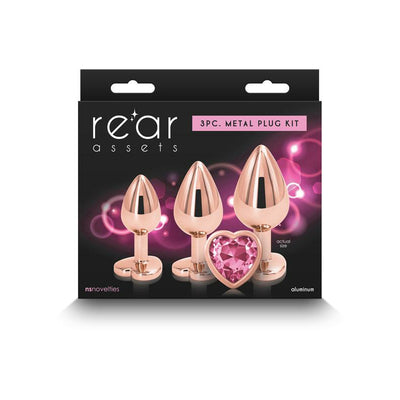 NS Novelties Rear Assets Trainer Kit Rose Gold Heart