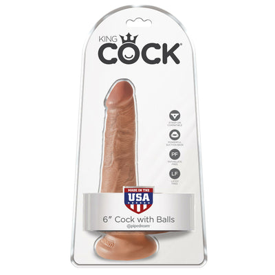 Pipedream King Cock 6 inch Cock with Balls