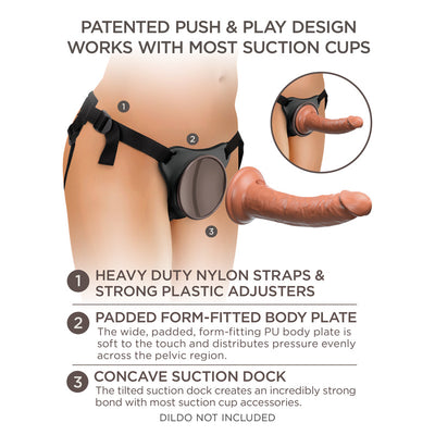 Pipedream King Cock Elite Comfy Body Dock Strap-On Harness