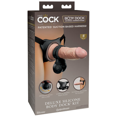 Pipedream King Cock Elite Deluxe Silicone Body Dock Kit