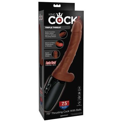 Pipedream King Cock Plus 7.5 inch Thrusting Cock with Balls