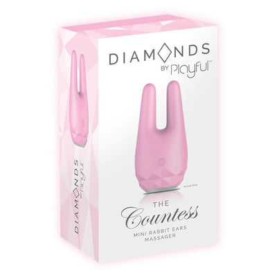 Playful Diamonds The Countess - Mini Rabbit Ears Massager