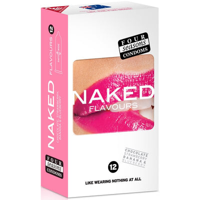 Four Seasons Naked Flavoured Condom 12 Pack