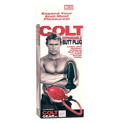 California Exotic Inflatable Anal Toy Colt Gear Expandable Butt Plug