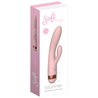 Soft By Playful Stunner Rechargeable Rabbit Vibrator