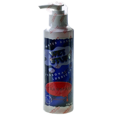 Wet Stuff Strawberry Flavoured Lubricant 270g Pump